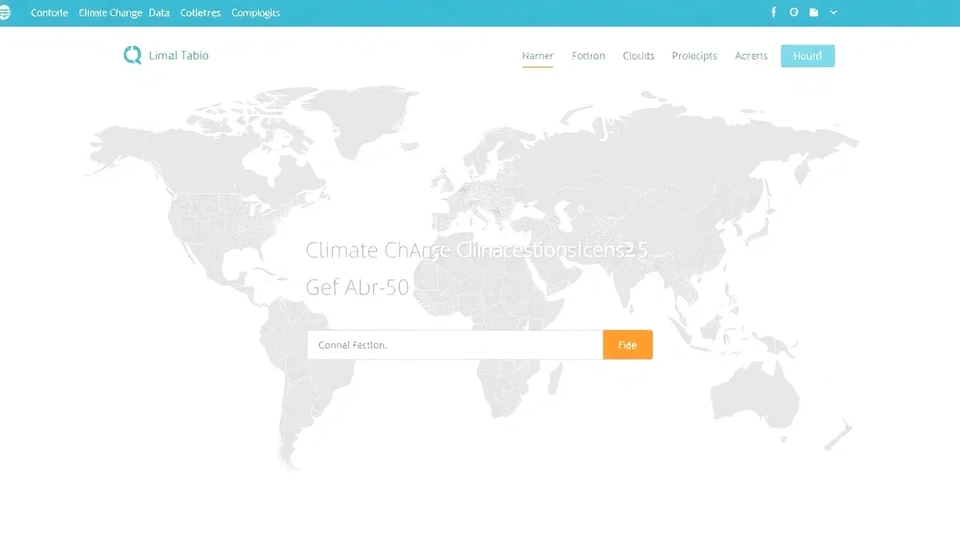 Critical Climate Change Data Portal Goes Offline for Maintenance, Raising Concerns