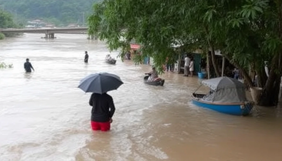 Flood Disaster Strikes Key Tourist City in Northern Thailand: River Overflow Wreaks Havoc