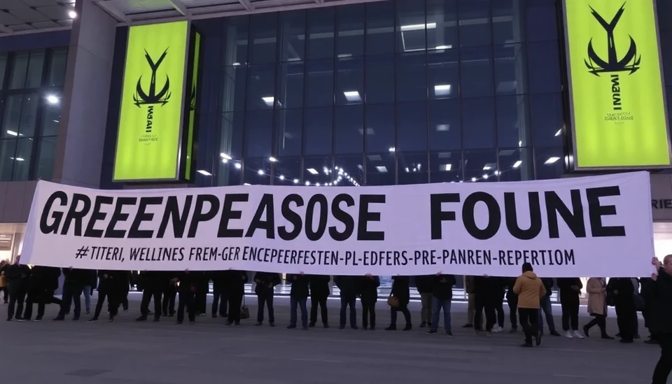 Greenpeace Activists Make a Bold Statement at Davos with Banner Protest