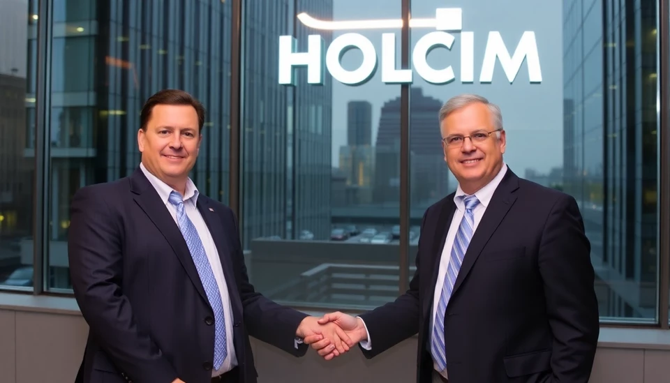 Holcim's North American Unit Welcomes New Leadership with Jens Jenisch at the Helm