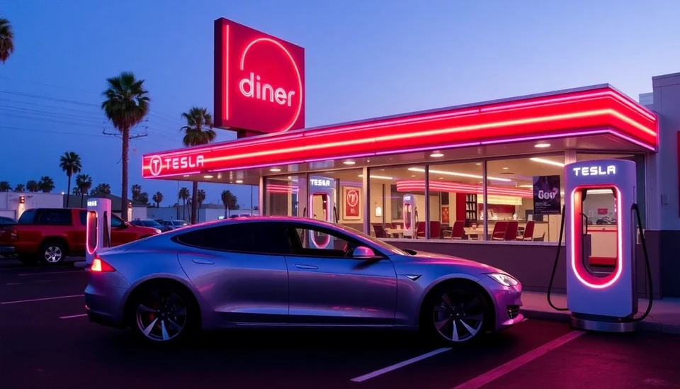 Revving Up Experience: Tesla Launches Retro Diner and Movie Experience at L.A. Charging Station