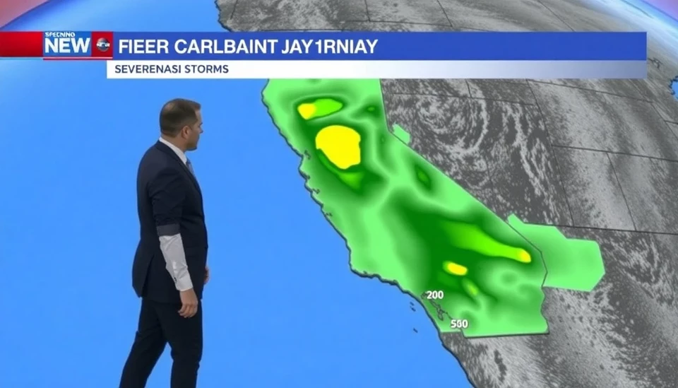 Severe Storms Set to Strike California and the Northwest with Heavy Precipitation