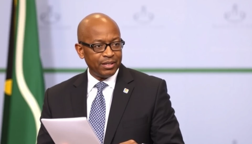 South African Finance Minister Presents Comprehensive Budget Update