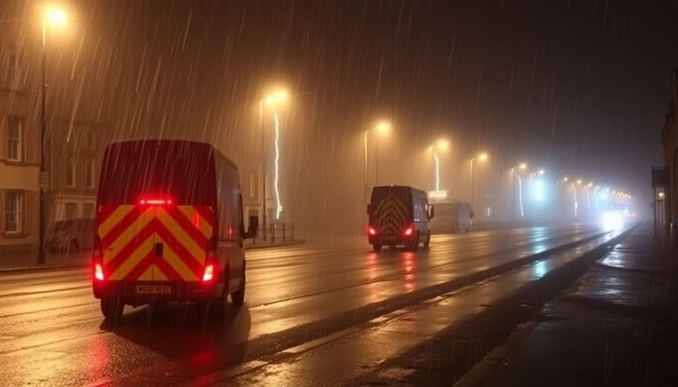 Storm Darragh Pummels Britain: Thousands Left Without Power and Travel Disruptions Set In