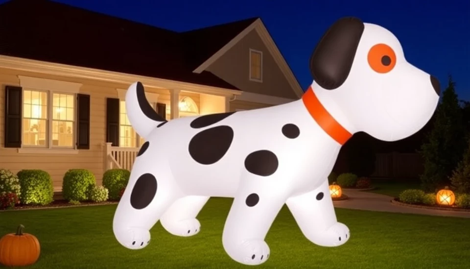 The Spooky Season Just Got a Little Cuter: Home Depot Unveils 12-Foot Inflatable Dog for Halloween 2024