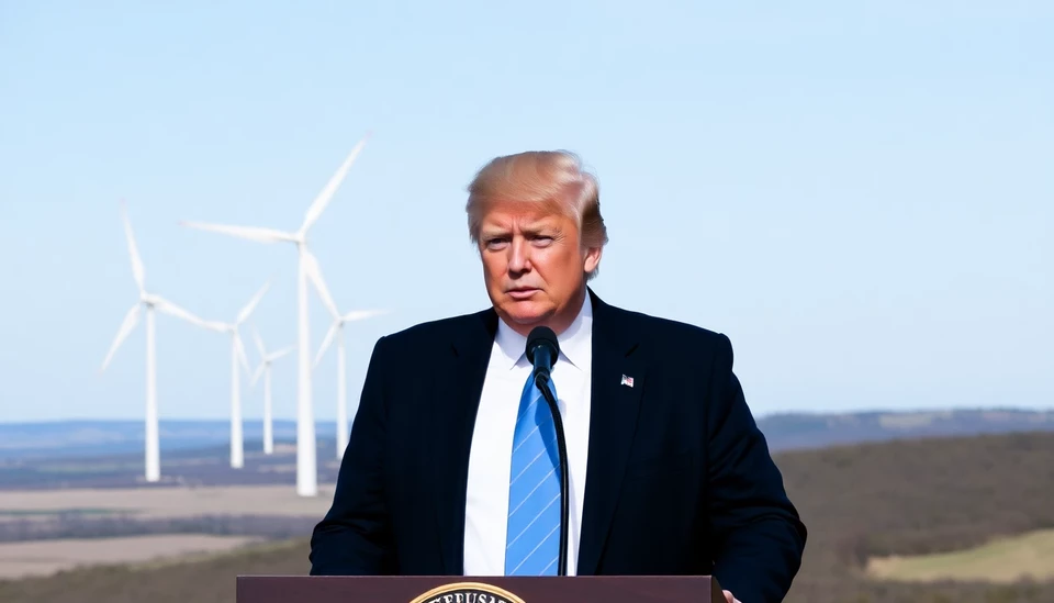 Trump Declares Opposition to New Wind Turbines During His Administration