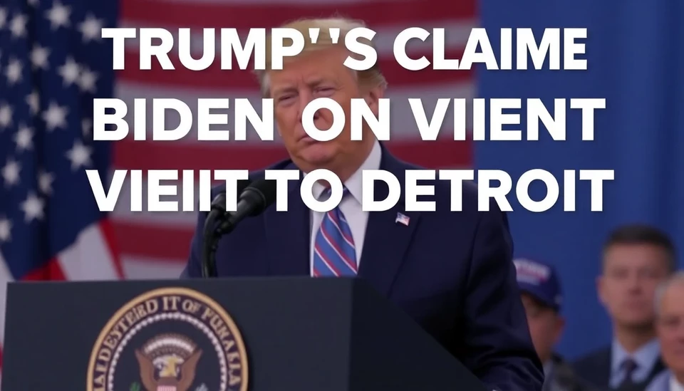 Trump's Claim on Biden's Visit to Detroit: Analyzing the Reality Behind the Rhetoric