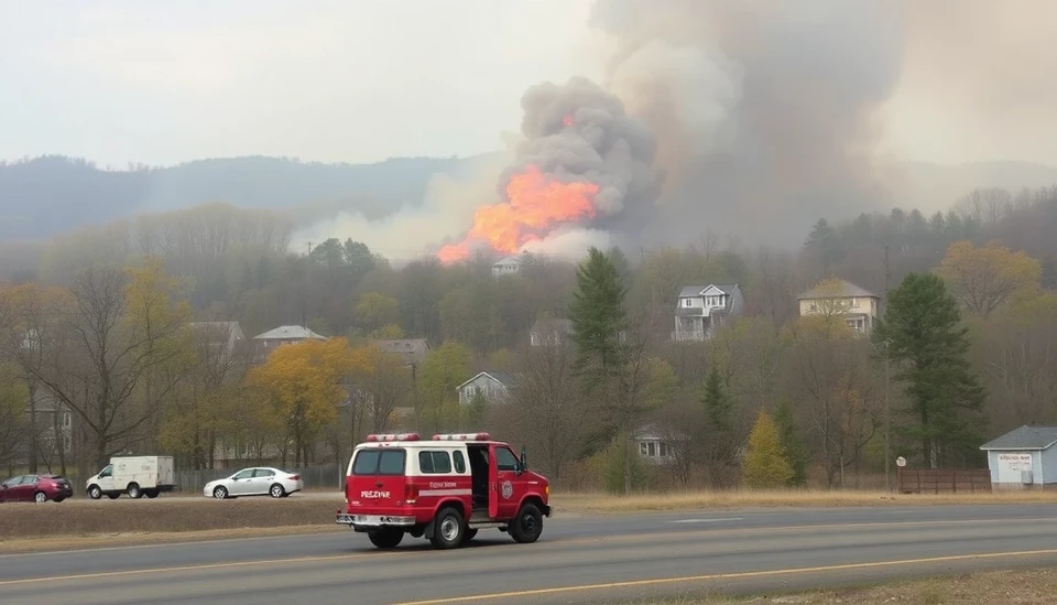 Wildfire Erupts Near New York-New Jersey Border, Prompting Urgent Evacuations