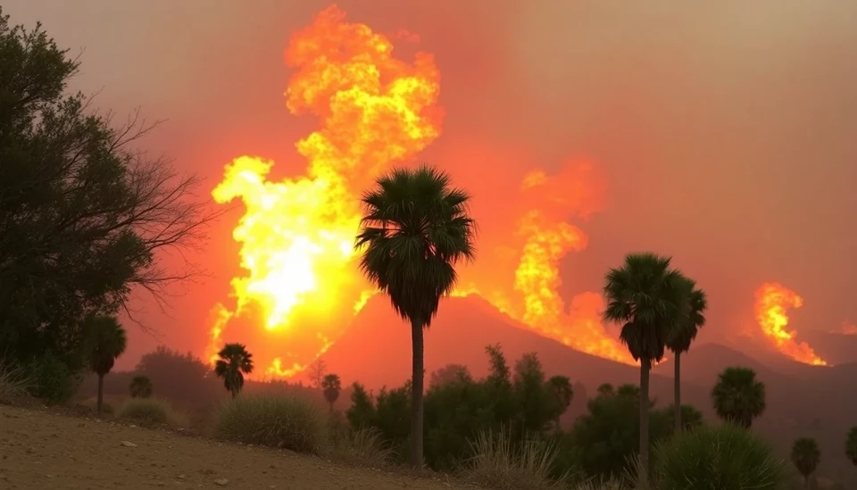 Wildfire Erupts South of San Diego as Rain Forecast Looms