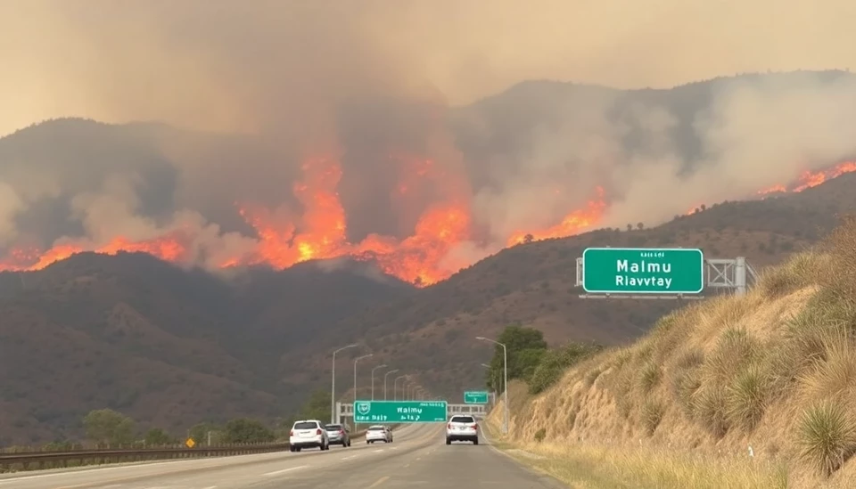 Wildfire Forces Closure of Malibu Highway Amid Fierce Winds in California